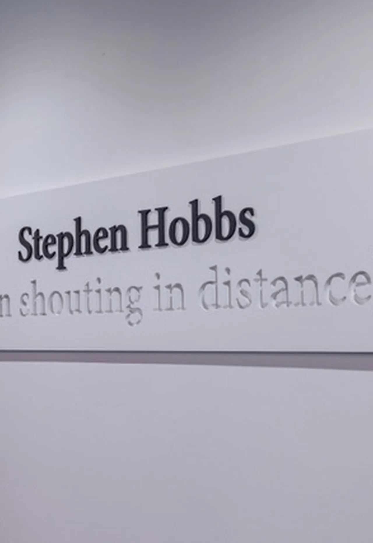 Man Shouting in Distance